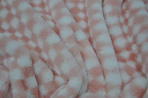 Gedrukte Imitatiekonijn100% Polyester 150cm CW of Regelbaar