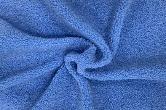 100% polyester 150cm CW of de Regelbare Stof van 300gsm Faux Sherpa