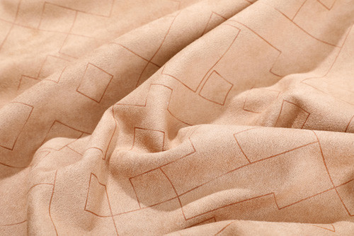 Van de het Suèdestof van Faux van het jacquardpatroon de Polyester Sherpa