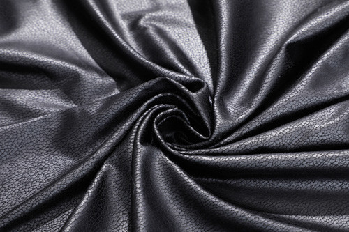 Van het het Suèdebed van rimpel Zwarte Faux de Bladenpolyester 155cm
