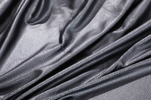Van het het Suèdebed van rimpel Zwarte Faux de Bladenpolyester 155cm