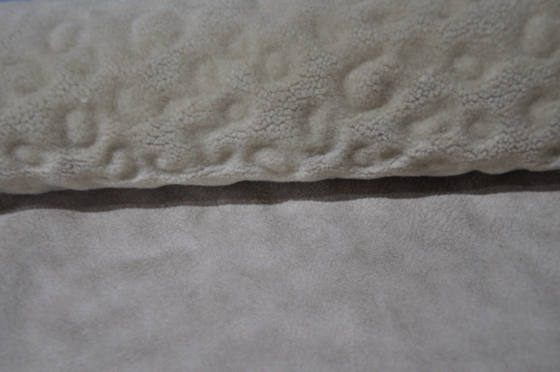 620gsm de Vachtstof Suède In entrepot van Sherpa van het polyester100p Bont Stevige Stevige