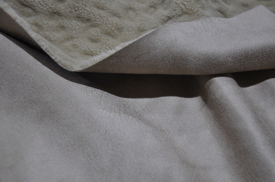 620gsm de Vachtstof Suède In entrepot van Sherpa van het polyester100p Bont Stevige Stevige