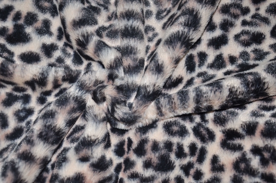 100% de Breedte van de de Drukstof 310gsm 150CM van de polyesterluipaard