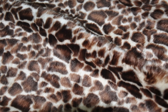 530gsm de Polyesterstof van de luipaarddruk voor de Unieke Stof van de Manier100% Polyester