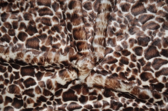530gsm de Polyesterstof van de luipaarddruk voor de Unieke Stof van de Manier100% Polyester