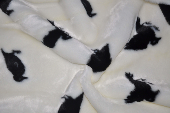 De Stoffen Katoenen van de flanelvacht Polyester 150cm Gevormde 565gsm