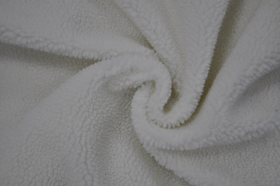 100% polyester 150cm CW of de Regelbare Stof van 300gsm Faux Sherpa