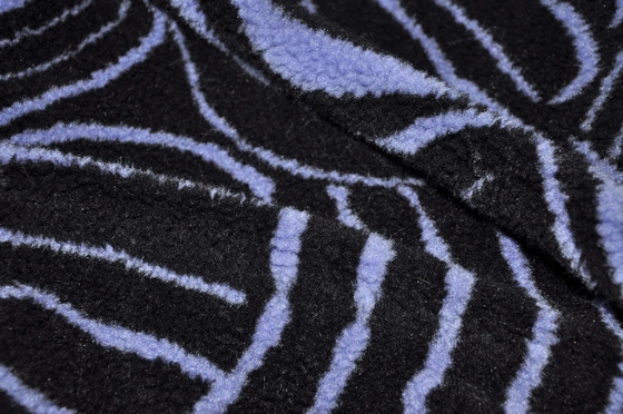 100% polyester 150cm CW of de Regelbare Stof van 335gsm Faux Sherpa
