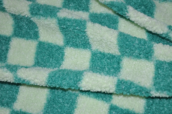 100% polyester 150cm CW of de Regelbare Stof van 345gsm Faux Sherpa