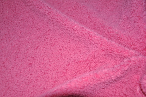 150cm Faux Sherpa Stof Gerecycleerd de Jacquardpatroon 500gsm van het Polyesterbont