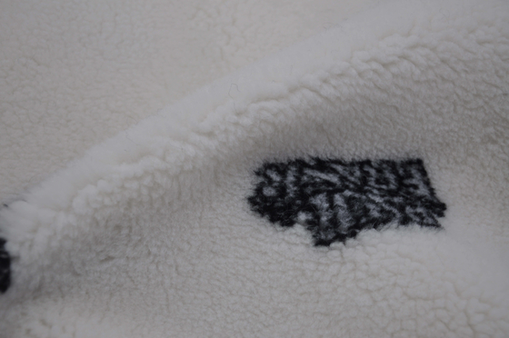 100% polyester 150cm CW of de Regelbare Stof van 535gsm Faux Sherpa
