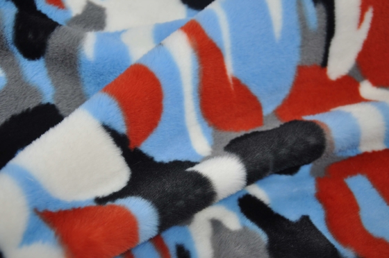 Gedrukte Imitatiekonijn100% Polyester 150cm CW of Regelbaar