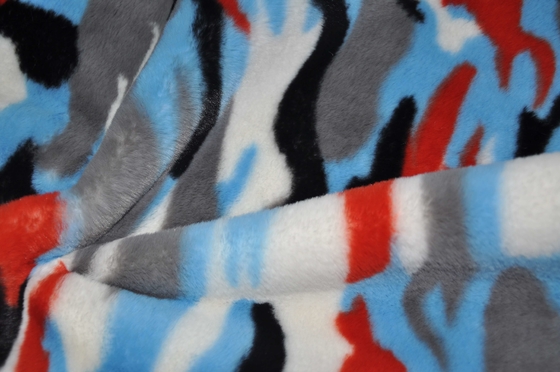 Gedrukte Imitatiekonijn100% Polyester 150cm CW of Regelbaar