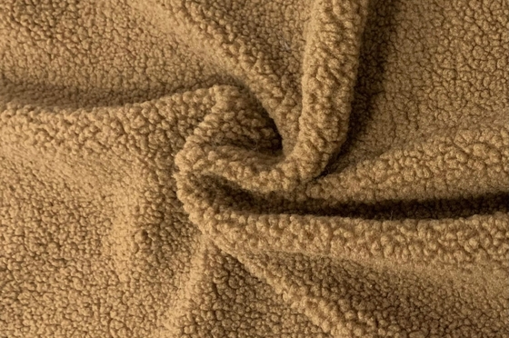 Stevige de Stoffenpolyester van Faux Sherpa, 150cm Faux Suède Sherpa 400gsm