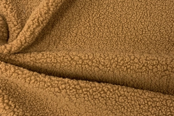 Stevige de Stoffenpolyester van Faux Sherpa, 150cm Faux Suède Sherpa 400gsm
