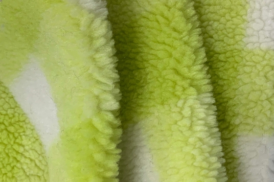 Stevige de Stoffenpolyester van Faux Sherpa, 150cm Faux Suède Sherpa 360gsm