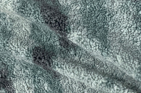 Jacquard 	Van de de Stoffencontrole van Fauxsherpa de Polyester Bont Gevormde 460gsm