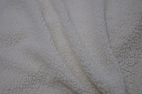 100% polyester 150cm CW of de Regelbare Stof van 310gsm Faux Sherpa