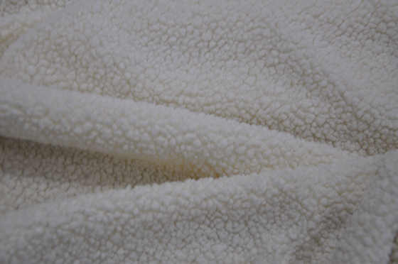 100% polyester 150cm CW of de Regelbare Stof van 310gsm Faux Sherpa