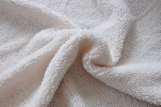 de witte Afwijking Gebreide Gerecycleerde Stof, Polyester breit Vast lichaam   Stof