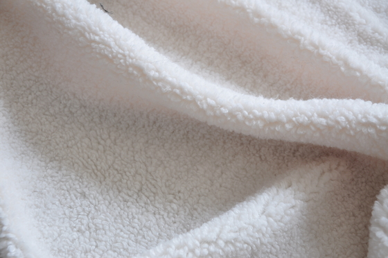 de witte Afwijking Gebreide Gerecycleerde Stof, Polyester breit Vast lichaam   Stof