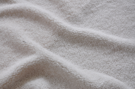 de witte Afwijking Gebreide Gerecycleerde Stof, Polyester breit Vast lichaam   Stof