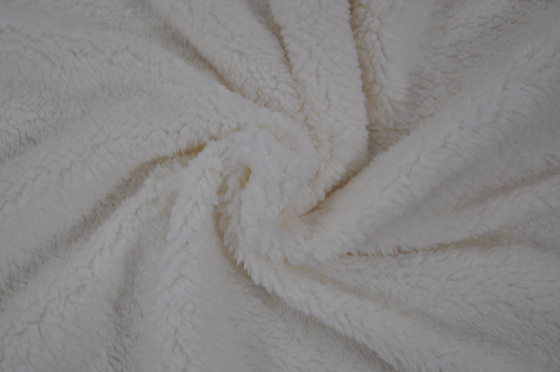 Pluche en Zacht, Warm en Voedend Shu Fleece Comfortable Cotton Velvet-Stof: