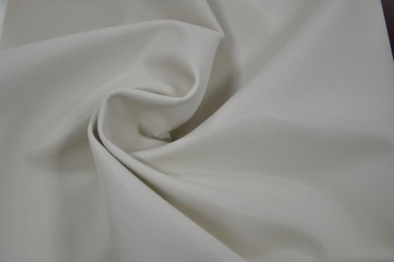 Witte Stevige Faux Pu 137cm Geregenereerd Leer Stevige CLR