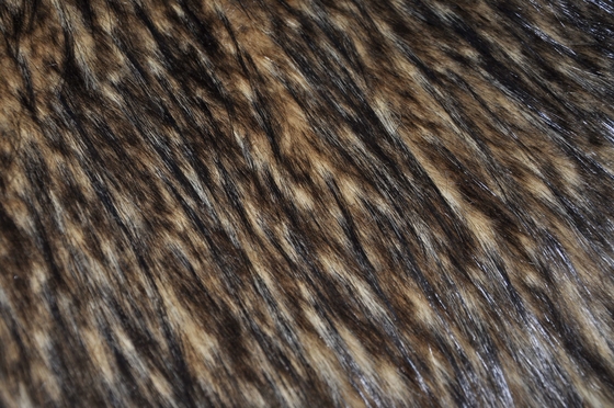 Stevige van het het Haarbont van Faux Lange Stof 150cm Vosbont, 100%AC of gemengd met MAC