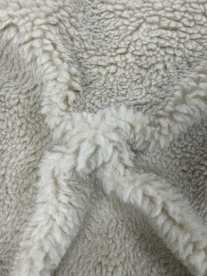 100% polyester nep sherpa stof 150cm CW of verstelbaar 500gm