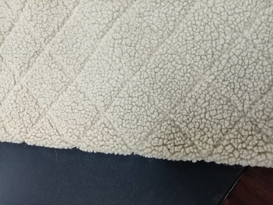 Jacquard Patroon 100% Polyester Faux Sherpa Stof 150cm CW of verstelbare breedte