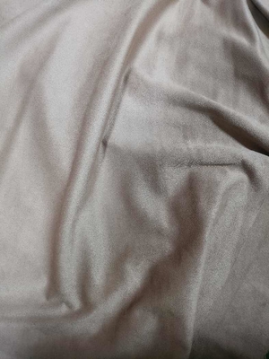 100% polyester, tweeschermig suede