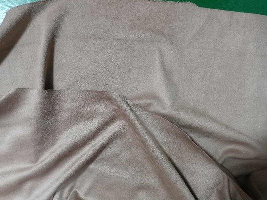 100% polyester, tweeschermig suede