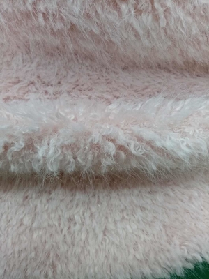 Zachte 150 cm CW of verstelbare Roze krullende modieuze gebreide stof