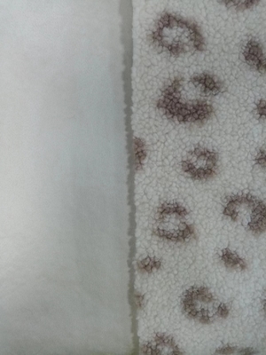 515 gm Gedrukt lamswol samengesteld suede met dezelfde kleur
