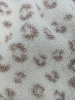 515 gm Gedrukt lamswol samengesteld suede met dezelfde kleur